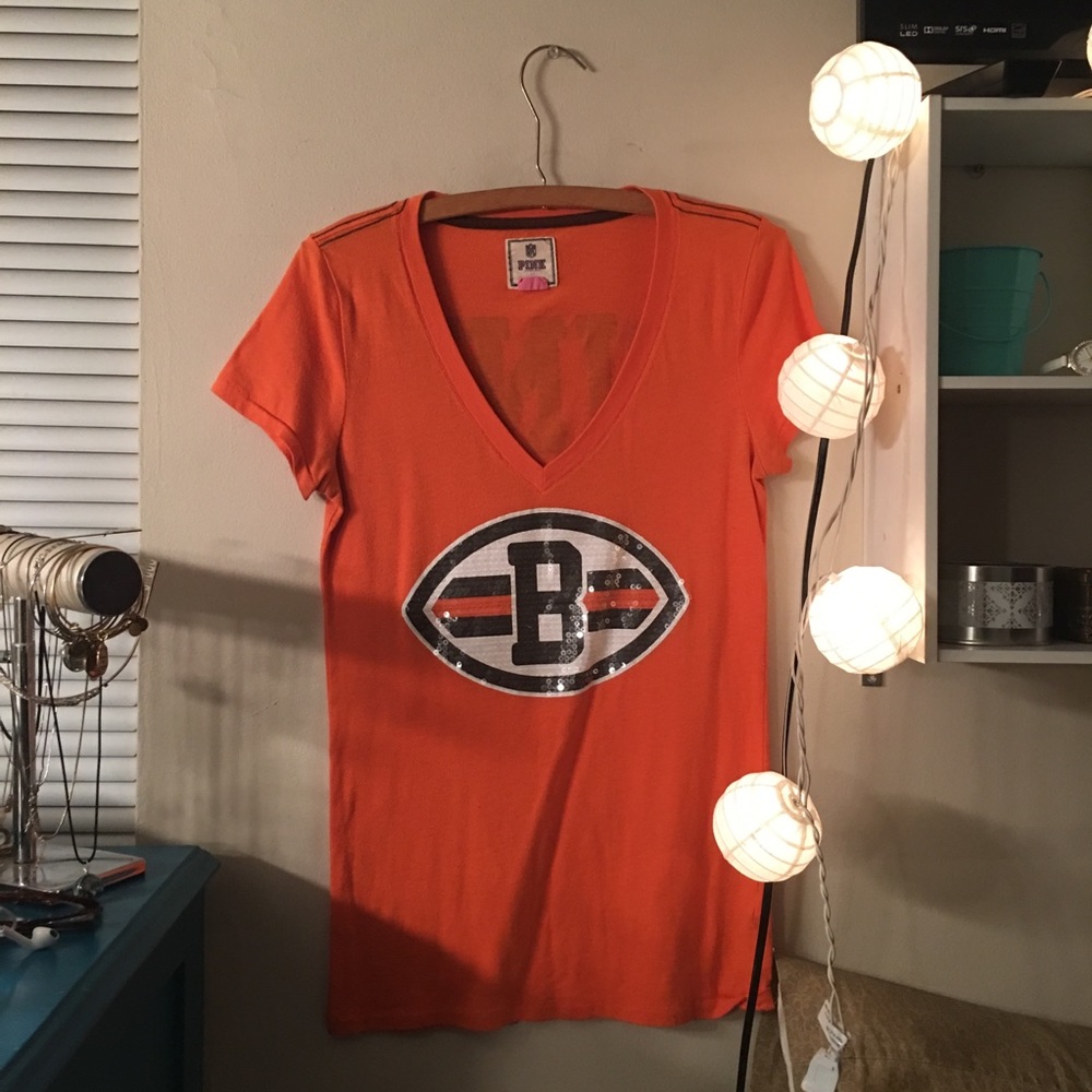 browns v-neck from PINK